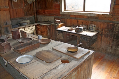 Inside the kitchen of the Wells Hotel