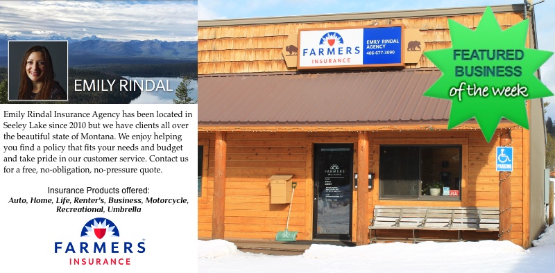 Seeley Lake  Emily Rindal - Your local agent with Farmer's Insurance - seeleylakelife.com