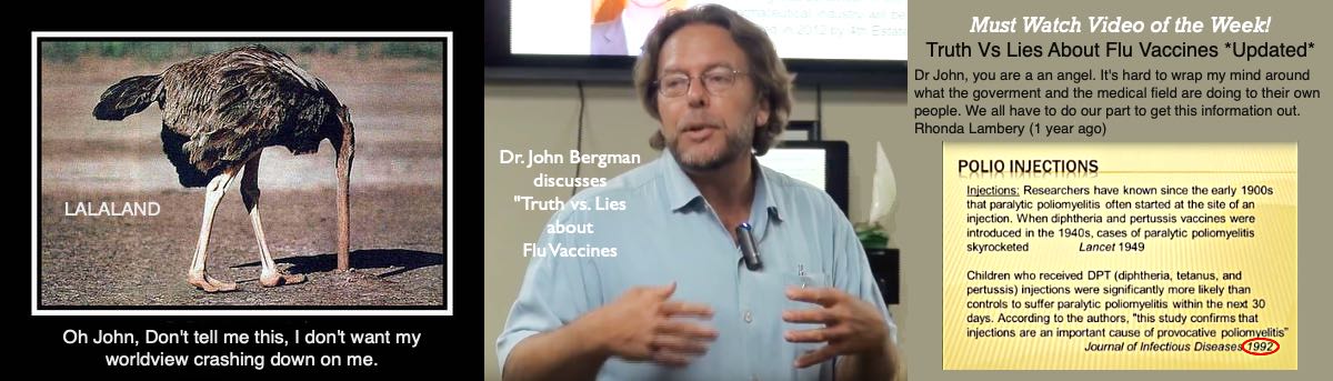 Truth vs. Lies About Flu Vaccines *Updated* by Dr. John Bergman. Stop the madness!  Learn the truth and educate yourself about the risks.