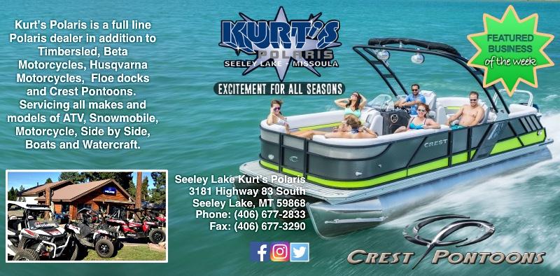 Kurt's Polaris - Featured Business of the Week (week ending March 31, 2018). - Excitement for All Seasons - Kurt's Polaris is a full line Polaris dealer in addition to Timbersled, Beta Motorcycles, Husqvarna Motorcycles, Floe Docks and Crest Pontoons.  Servicing all makes and models of ATV, Snowmobile, Motorcycles, Side by Side, Boats and Watercraft.