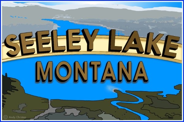 Seeley Lake Montana Logo Icon