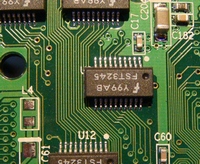Circuit board trace lines